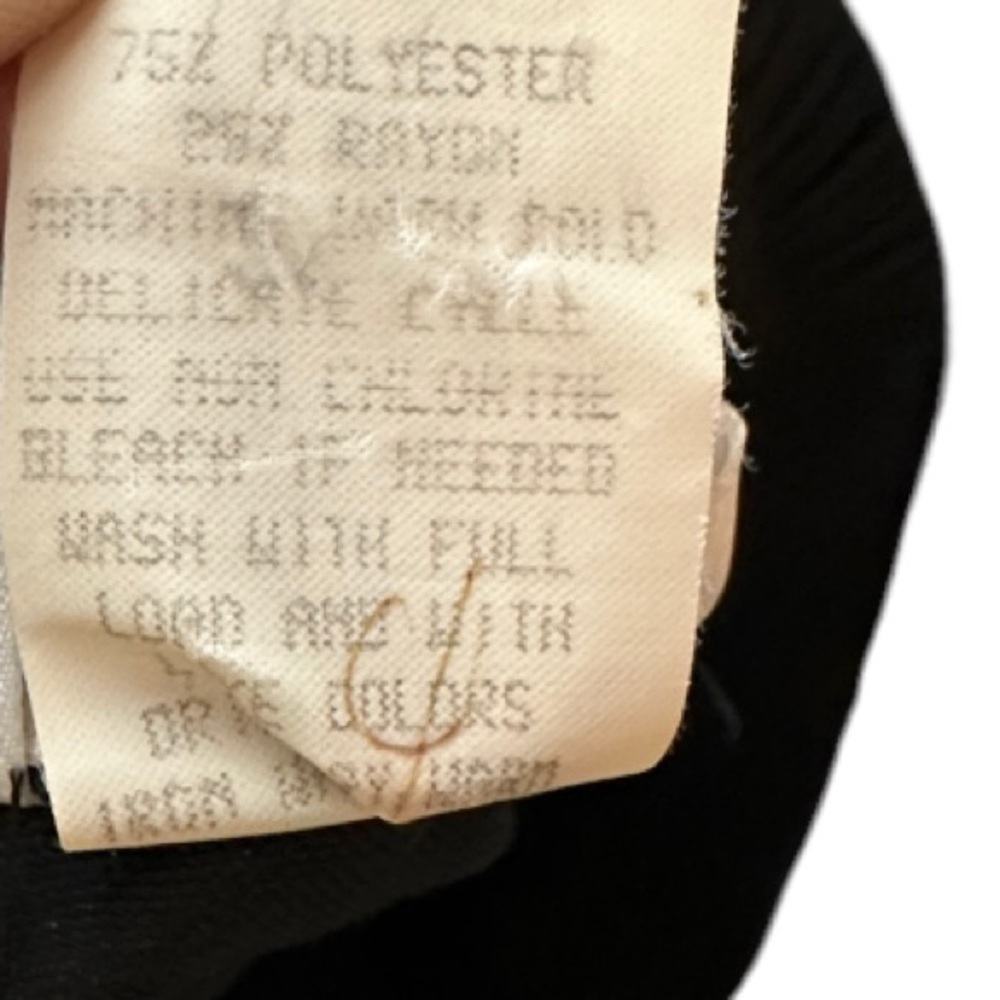 Vintage Sellecca Black‎ Skirt - Picture 6 of 6